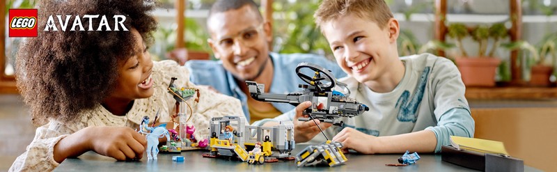 LEGO Avatar 75573 Lebegő sziklák: 26-os helyszín és RDA Samson