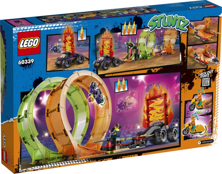 LEGO City 60339 Kaszkadőr aréna dupla hurokkal