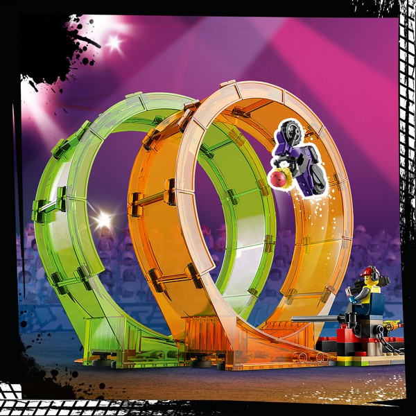 LEGO City 60339 Kaszkadőr aréna dupla hurokkal