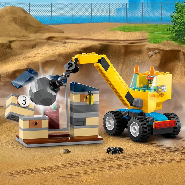 LEGO City 60391 Építőipari teherautók és bontógolyós daru