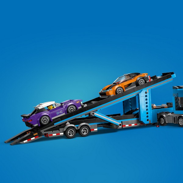 LEGO City 60408 Autószállító kamion sportautókkal