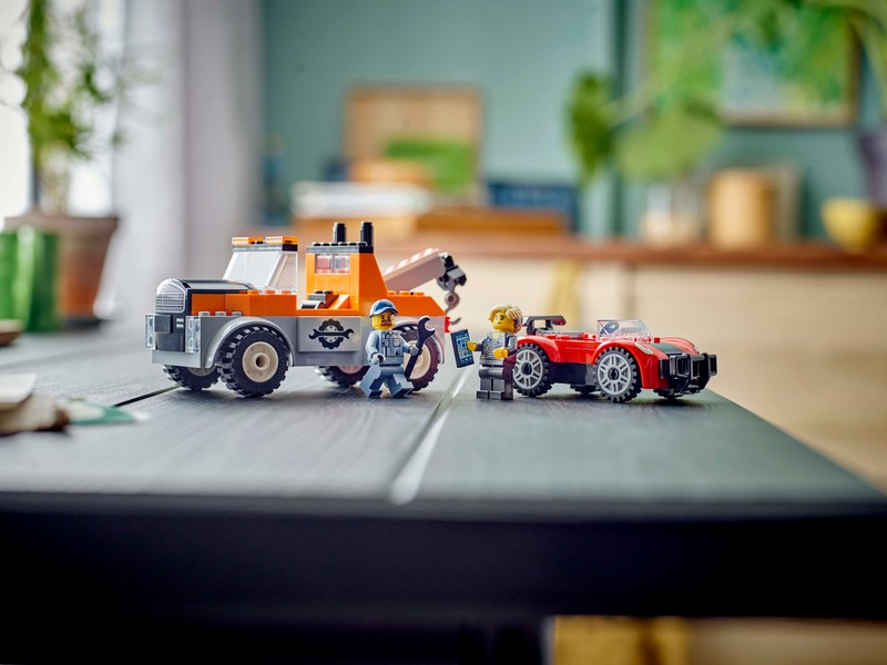 LEGO City 60435 Vontató és sportautószerviz