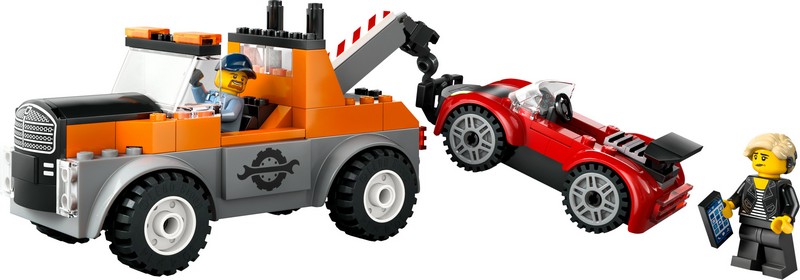 LEGO City 60435 Vontató és sportautószerviz