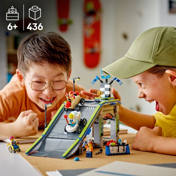 LEGO City 60460 Határok Nélkül: Versenypálya Rámpákkal