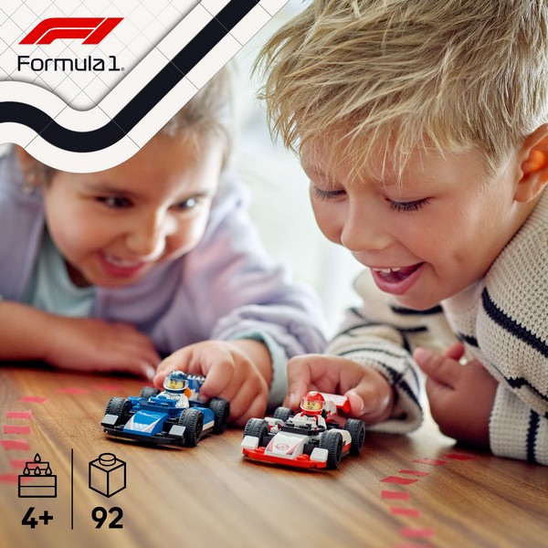 LEGO City 60464 F1®-es Williams Racing és Haas F1® versenyautó