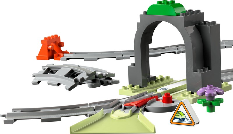 LEGO DUPLO 10425 Vonatalagút és sínek kiegészítő szett