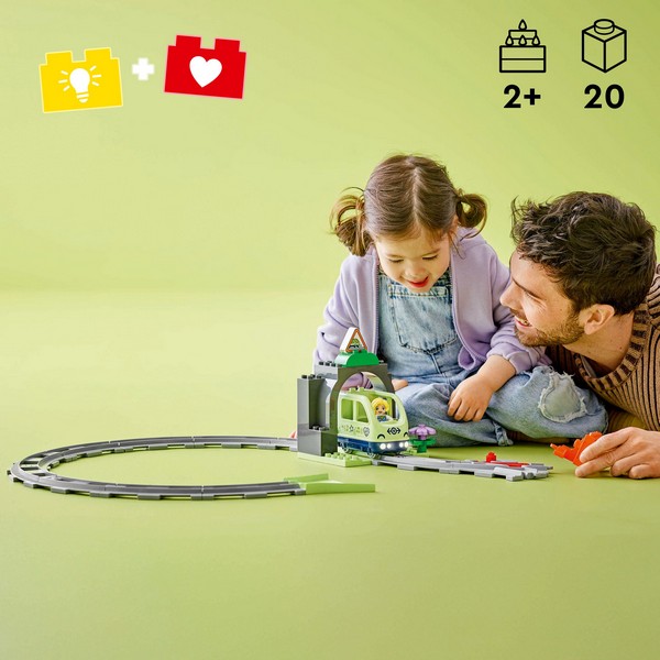 LEGO DUPLO 10425 Vonatalagút és sínek kiegészítő szett