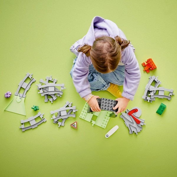 LEGO DUPLO 10425 Vonatalagút és sínek kiegészítő szett