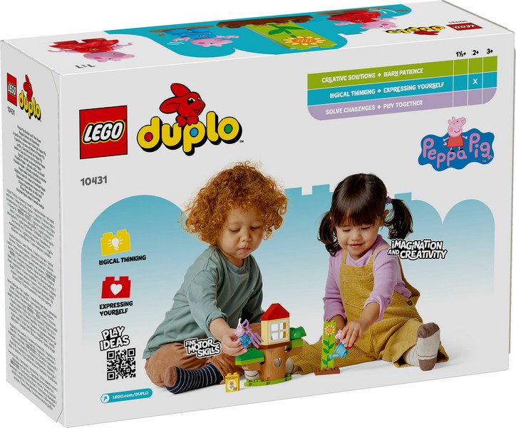 LEGO DUPLO 10431 Peppa malac kertje és lombháza