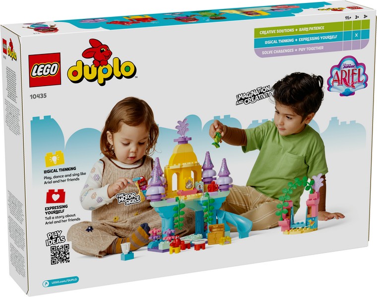 LEGO DUPLO 10435 Ariel varázslatos víz alatti palotája