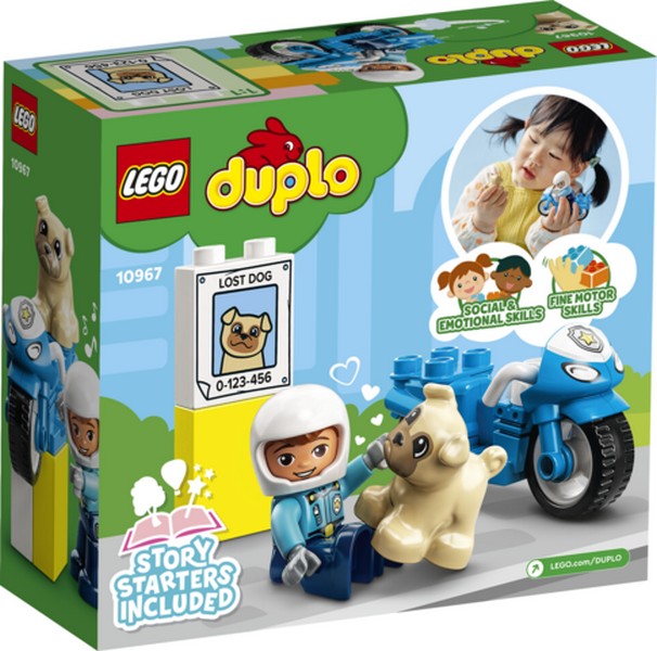 LEGO DUPLO 10967 Rendőrségi motorkerékpár