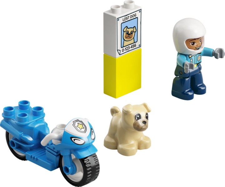 LEGO DUPLO 10967 Rendőrségi motorkerékpár