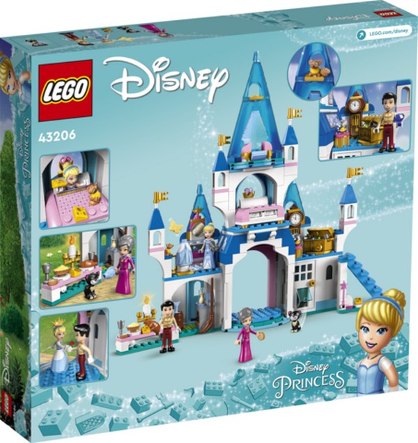LEGO Disney 43206 Hamupipőke és Szőke herceg kastélya