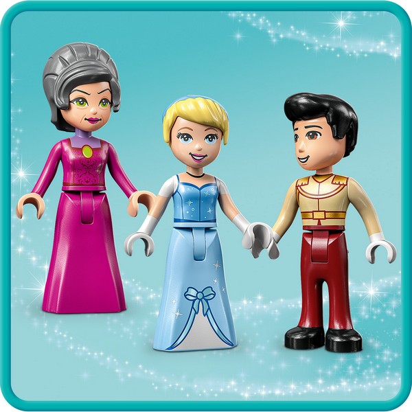 LEGO Disney 43206 Hamupipőke és Szőke herceg kastélya