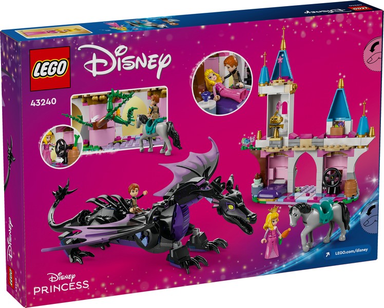 LEGO Disney 43240 Demóna sárkány formájában