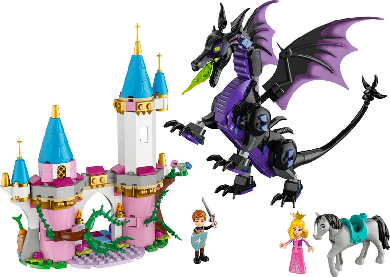 LEGO Disney 43240 Demóna sárkány formájában
