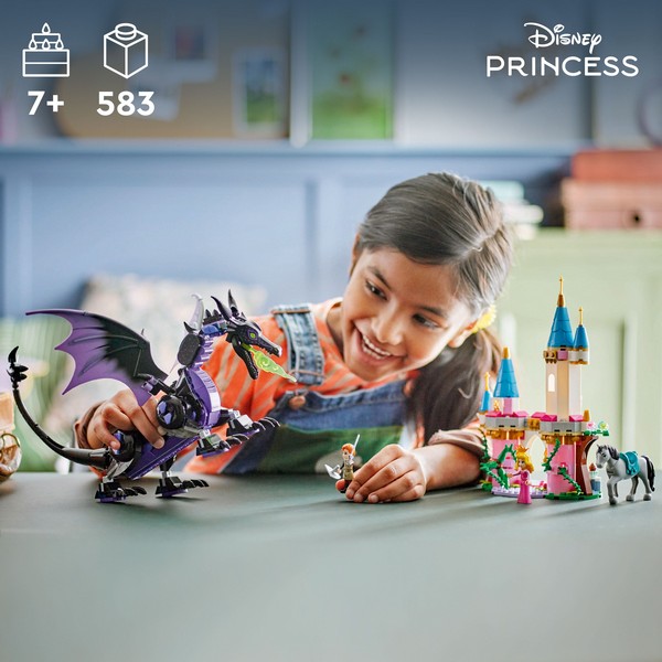 LEGO Disney 43240 Demóna sárkány formájában