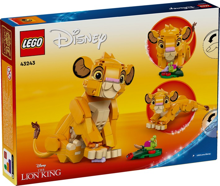 LEGO Disney 43243 Simba, a kis oroszlánkirály