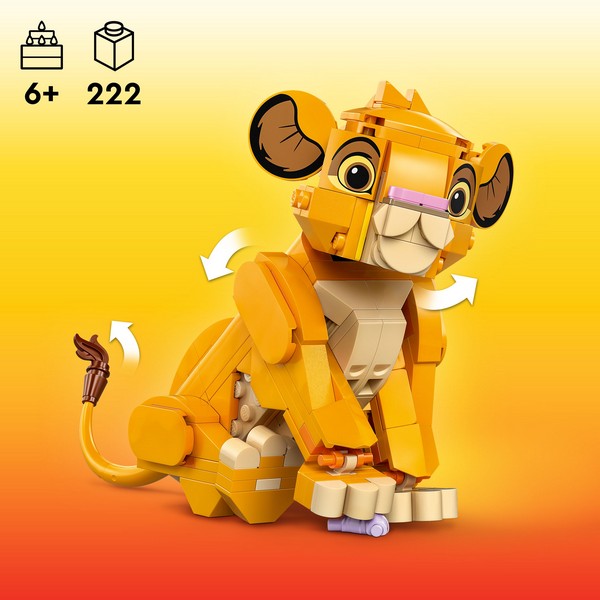 LEGO Disney 43243 Simba, a kis oroszlánkirály