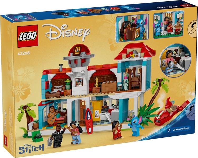 LEGO Disney 43268 Lilo és Stitch Tengerparti Háza