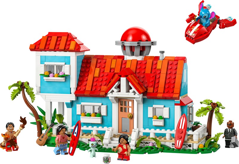 LEGO Disney 43268 Lilo és Stitch Tengerparti Háza