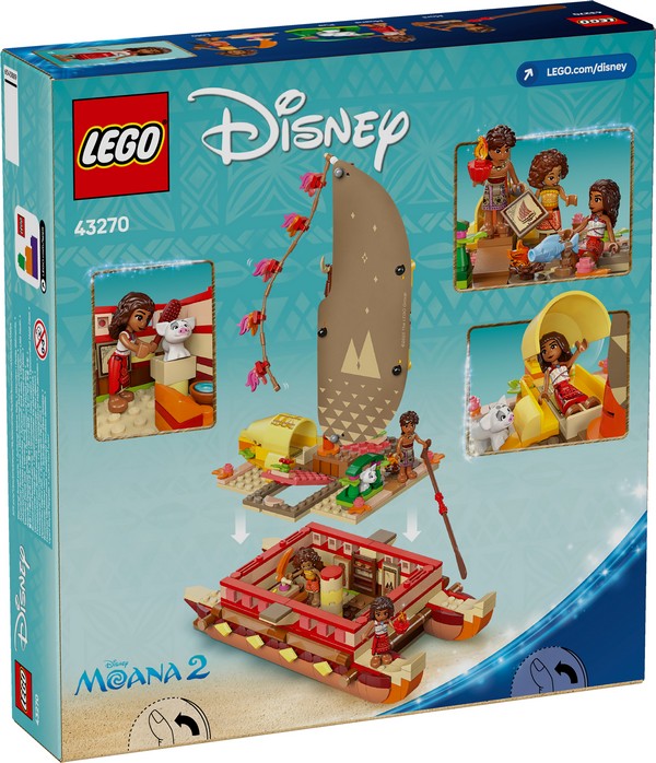 LEGO Disney Princess 43270 Vaiana Kalandokkal Teli Kenuja
