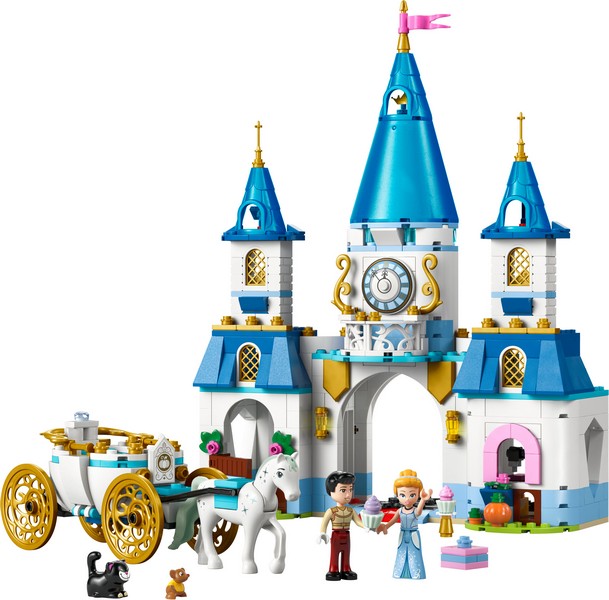 LEGO Disney Princess 43275 Hamupipőke Kastélya És Hintója