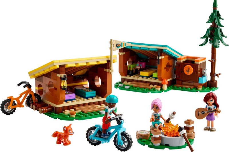LEGO Friends 42624 Otthonos kabinok a kalandtáborban