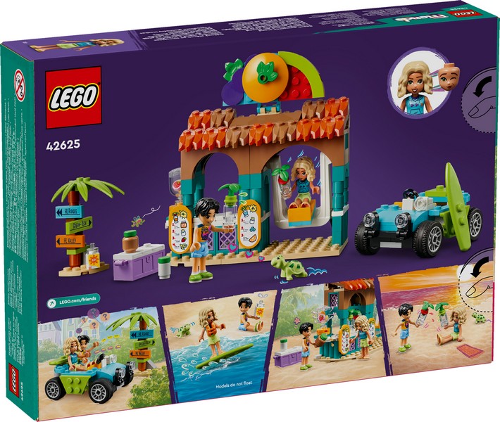 LEGO Friends 42625 Smoothie stand a strandon