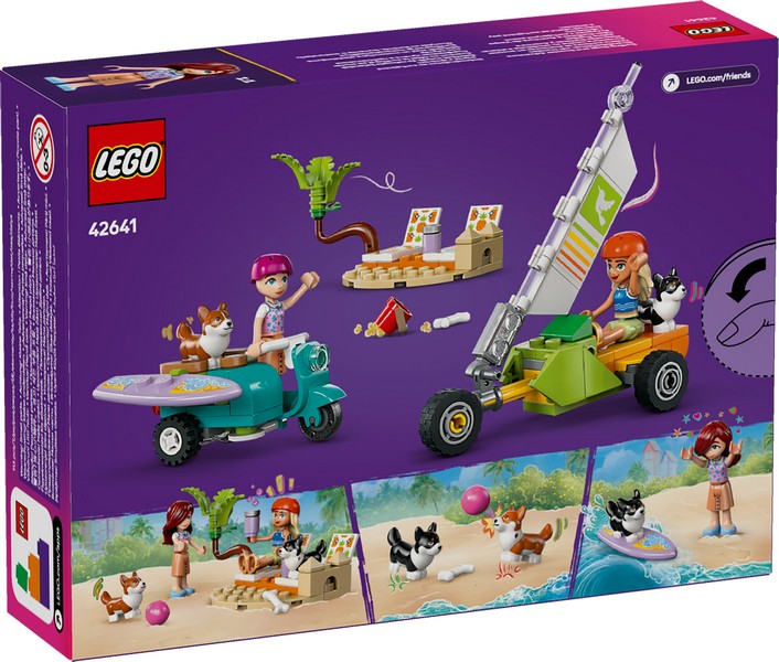 LEGO Friends 42641 Szörföző kutyák és robogós kalandok