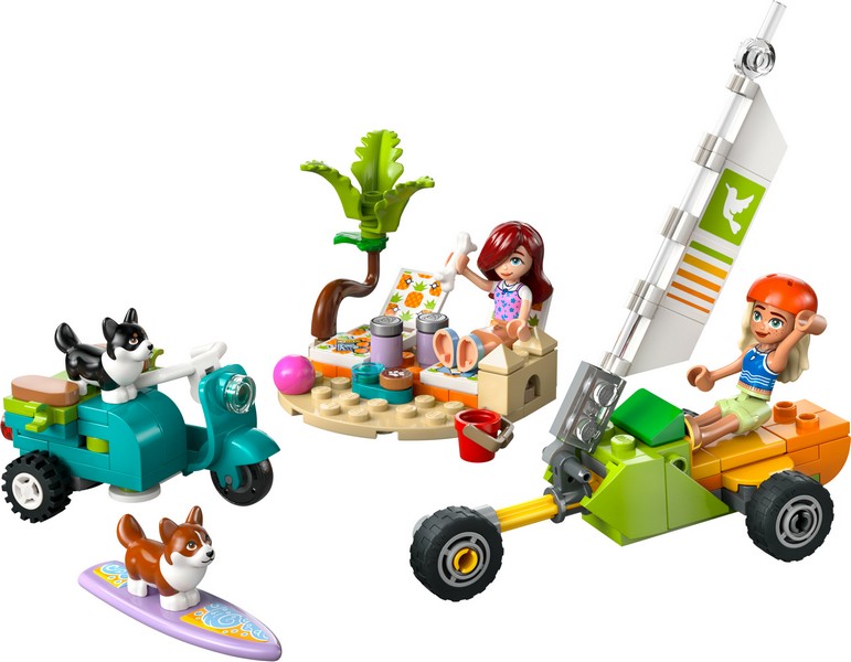 LEGO Friends 42641 Szörföző kutyák és robogós kalandok