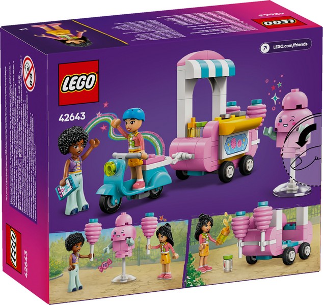 LEGO Friends 42643 Vattacukorárus pult és robogó