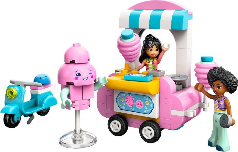 LEGO Friends 42643 Vattacukorárus pult és robogó
