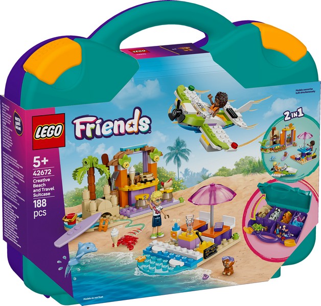 LEGO Friends 42672 Kreatív Tengerparti Bőrönd