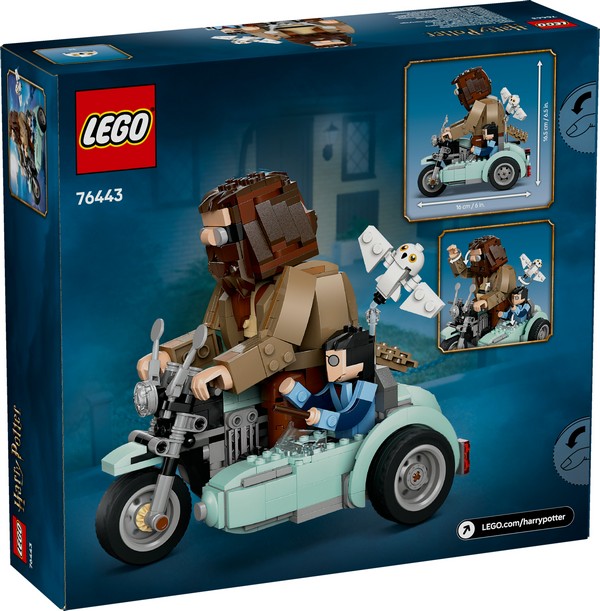 LEGO Harry Potter 76443 Hagrid És Harry Motoros Kalandjai