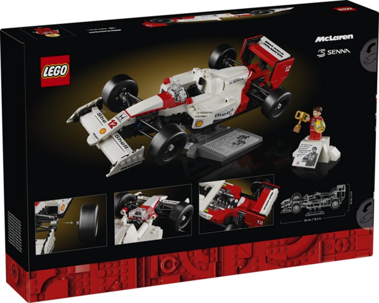 LEGO Icons 10330 Mclaren MP4/4 És Ayrton Senna