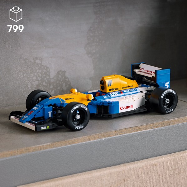 LEGO Icons 10353 Williams Racing Fw14B és Nigel Mansell
