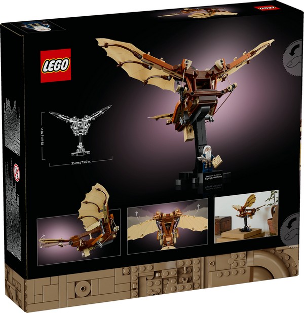 LEGO Icons 10363 Leonardo da Vinci repülő szerkezete