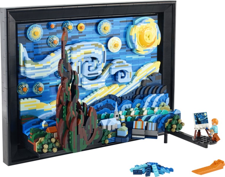 LEGO Ideas 21333 Vincent Van Gogh - Csillagos Éj