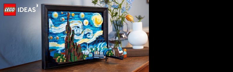 LEGO Ideas 21333 Vincent Van Gogh - Csillagos Éj
