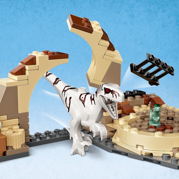 LEGO Jurassic World 76945 Atrociraptor dinoszaurusz: Motoros üldözés