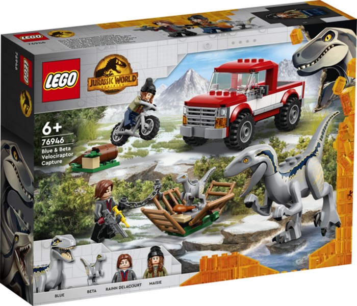 LEGO Jurassic World 76946 Kék és Béta velociraptorok elfogása