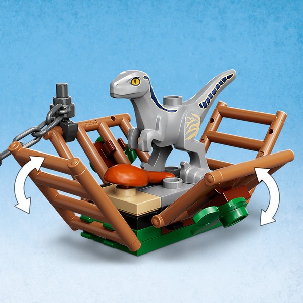 LEGO Jurassic World 76946 Kék és Béta velociraptorok elfogása