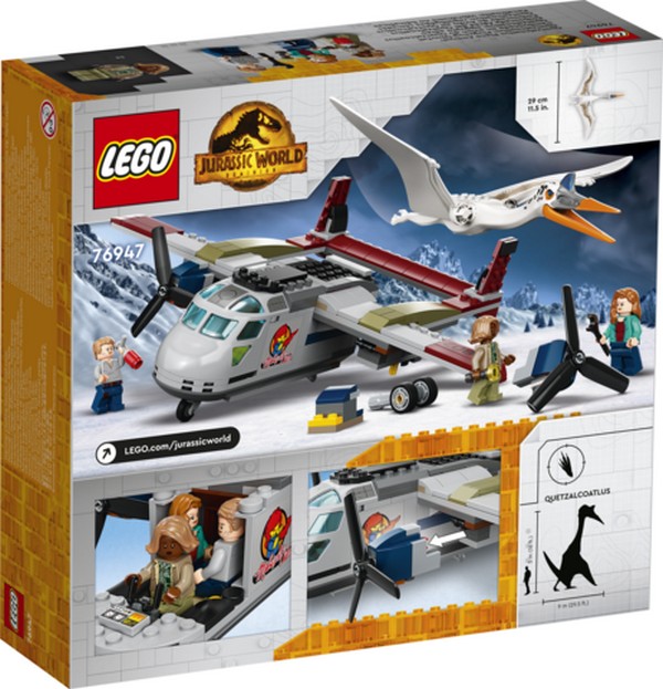 LEGO Jurassic World 76947 Quetzalcoatlus: repülőgépes támadás