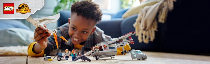 LEGO Jurassic World 76947 Quetzalcoatlus: repülőgépes támadás