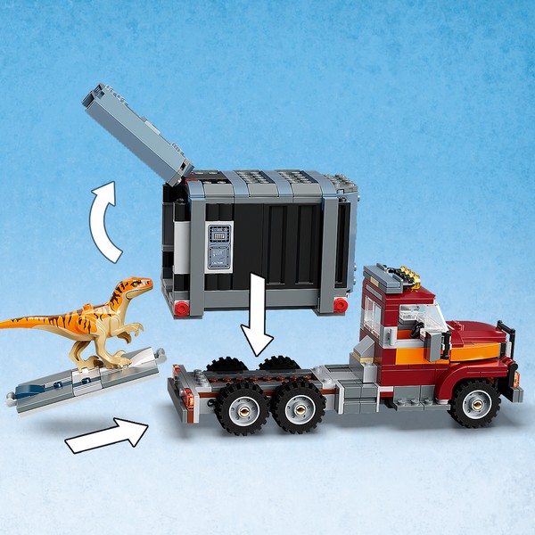 LEGO Jurassic World 76948 T-Rex és Atrociraptor dinoszaurusz szökése