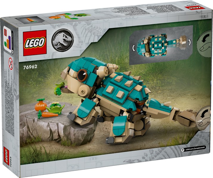 LEGO Jurassic World 76962 Bébi Bütyök: Ankylosaurus