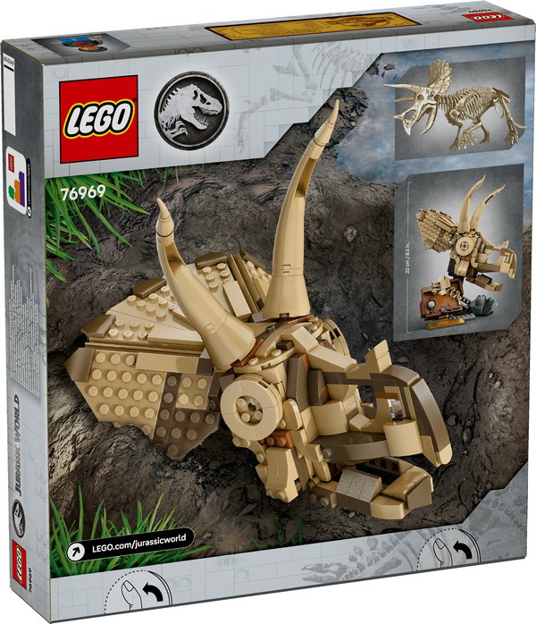 LEGO Jurassic World 76969 Dinómaradványok: Triceratops-Koponya