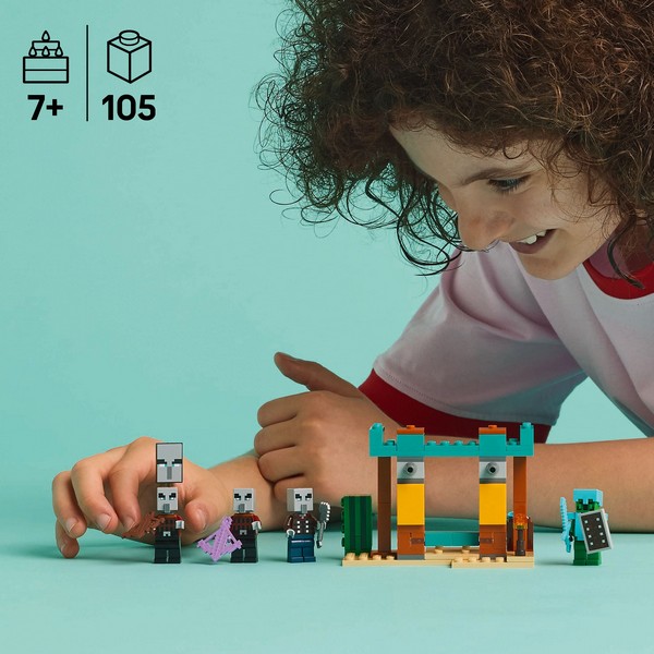 LEGO Minecraft 21267 Illagerek őrjárata a sivatagban