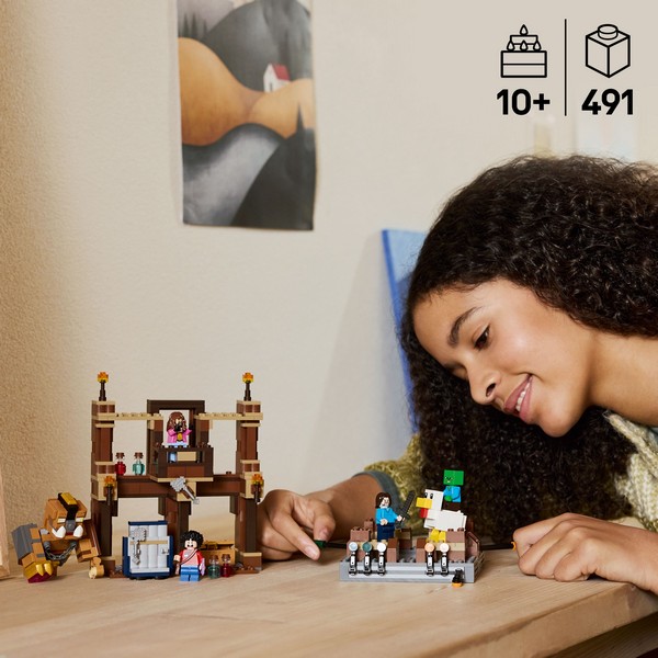 LEGO Minecraft 21272 Küzdőtér Az Erdei Háznál